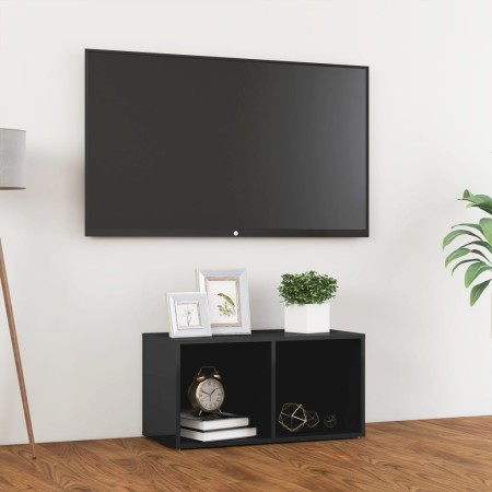 Mobile Porta TV Grigio Lucido 72x35x36,5cm in Legno Multistrato