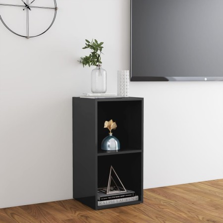 Mobile Porta TV Grigio Lucido 72x35x36,5cm in Legno Multistrato