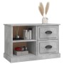 Mobile Porta TV Grigio Cemento 73x35,5x47,5cm Legno Multistrato