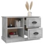 Mobile Porta TV Grigio Cemento 73x35,5x47,5cm Legno Multistrato