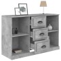 Credenza Grigio Cemento 104,5x35,5x67,5 cm in Legno Multistrato