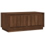 Tavolino Salotto Rovere Marrone 102x50x44 cm Legno Multistrato