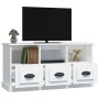 Mobile Porta TV Bianco 100x35x50 cm in Legno Multistrato