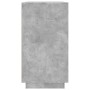 Credenza Grigio Cemento 80x34x75 cm in Legno Multistrato