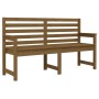 Panca da Giardino Miele 159,5x48x91,5 cm Legno Massello di Pino