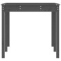 Tavolo da Giardino Grigio 159,5x82,5x76 cm Legno Massello Pino