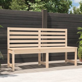 Panca da Giardino 157,5 cm in Legno Massello di Pino