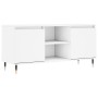 Mobile Porta TV Bianco 104x35x50 cm in Legno Multistrato