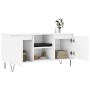 Mobile Porta TV Bianco 104x35x50 cm in Legno Multistrato