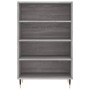 Credenza Grigio Sonoma 57x35x90 cm in Legno Multistrato