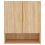 Armadietto a Muro Rovere Sonoma 60x31x70 cm Legno Multistrato