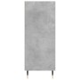 Credenza Grigio Cemento 57x35x90 cm in Legno Multistrato