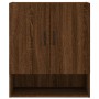 Armadietto a Muro Rovere Marrone 60x31x70 cm Legno Multistrato