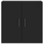 Armadietto a Muro Nero 60x31x60 cm in Legno Multistrato