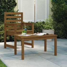 Tavolo da Giardino Miele 82,5x50,5x45 cm Legno Massello Pino