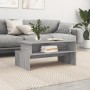 Tavolino Salotto Grigio Sonoma 90x55x42,5 cm Legno Multistrato