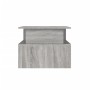 Tavolino Salotto Grigio Sonoma 90x55x42,5 cm Legno Multistrato