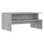 Tavolino Salotto Grigio Sonoma 90x55x42,5 cm Legno Multistrato