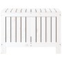 Contenitore Giardino Bianco 76x42,5x54cm Legno Massello di Pino