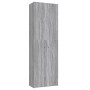 Armadio per Ufficio Grigio Sonoma 60x32x190cm Legno Multistrato