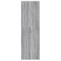 Armadio per Ufficio Grigio Sonoma 60x32x190cm Legno Multistrato