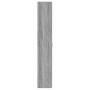 Armadio per Ufficio Grigio Sonoma 60x32x190cm Legno Multistrato