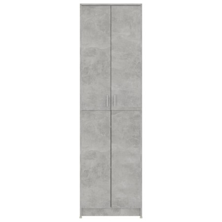 Armadio Corridoio Grigio Cemento 55x25x189 cm Legno Multistrato