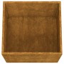 Fioriere 2 pz 32x30x29 cm Acciaio Corten