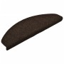 Tappetini per Scale 10 pz Marrone Scuro 65x21x4 cm Agugliati