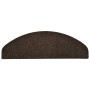 Tappetini per Scale 10 pz Marrone Scuro 65x21x4 cm Agugliati
