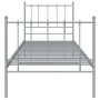 Giroletto Grigio in Metallo 100x200 cm