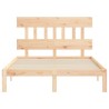 Giroletto con Testiera 140x190 cm in Legno Massello