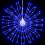 Illuminazioni di Natale Galassia 140 LED 2pz Blu 17 cm