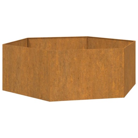 Fioriera Ruggine 138x120x45 cm Acciaio Corten