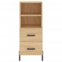 Credenza Rovere Sonoma 34,5x34x180 cm in Legno Multistrato