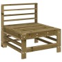 Set Salotto da Giardino 5 pz in Legno Impregnato di Pino