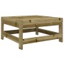 Set Salotto da Giardino 10 pz in Legno Impregnato di Pino