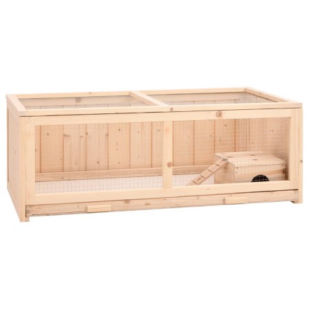 Gabbia per Criceti 104x52x38 cm in Legno Massello di Abete