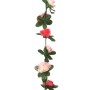 Ghirlande Fiori Artificiali 6 pz Rosa Primaverile 250cm