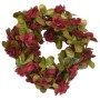 Ghirlande Fiori Artificiali 6 pz Rosso Vino 250cm