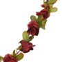 Ghirlande Fiori Artificiali 6 pz Rosso Vino 250cm