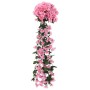 Ghirlande Fiori Artificiali 3 pz Rosa 85cm