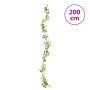 Ghirlande Fiori Artificiali 6 pz Bianco 200cm