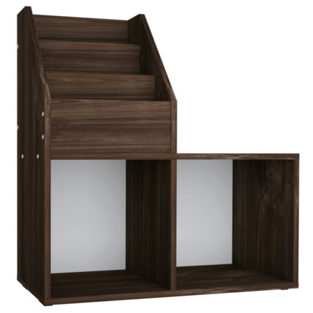 Portariviste Bambini Rovere Fumo 71x30x78,5cm Legno Multistrato