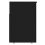 Panca Portascarpe Nera 105x30x45 cm in Truciolato