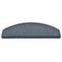 Tappetini per Scale 15 pz Grigio Scuro 65x24x4 cm