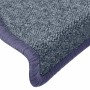 Tappetini per Scale 15 pz Grigio Scuro 65x24x4 cm