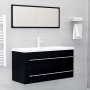 Mobile Lavabo Nero 100x38,5x48 cm in Legno Multistrato