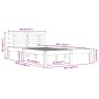 Giroletto in Legno Massello 180x200 cm Super King