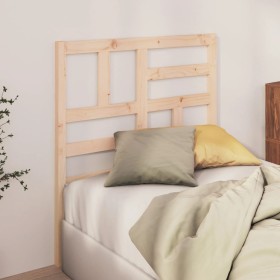 Testiera per Letto 106x4x104 cm in Legno Massello di Pino